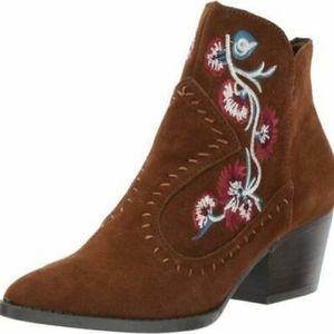 Carlos Santana Vivien Embroidered booties